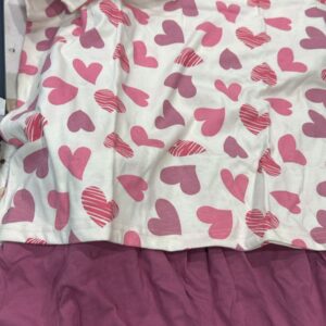 Women M Size T Shirt And Short Set Size M Dusty Pink And Off White Color