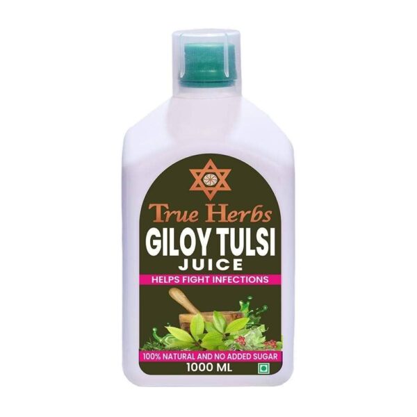 Suwasthi True Herbs Giloy Tulsi Juice 1 Litre
