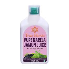 Suwasthi True Herbs Pure Karela Jamun Juice 1L