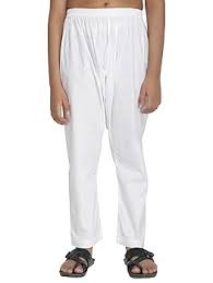 White Colour Pajama For Kids Boy Size 4 To 5Y