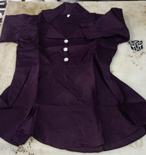 Purple Colour Top For Women Size M