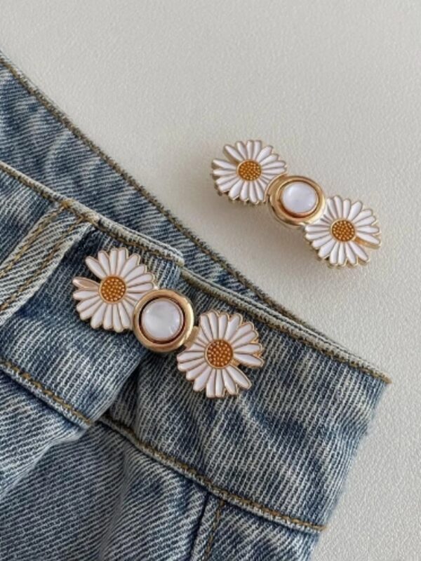 2Pcs Floral Clothing Adjuster