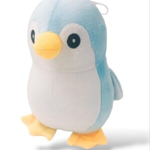 Soft Plush Penguin Stuffed Animal Light Blue White Cute Bird Toy