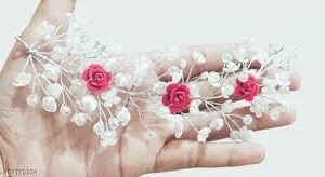 Crystal Pearl Hair Vine Tiara Hair