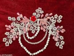 Crystal Pearl Hair Vine Tiara Hair