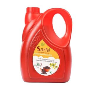 Sarfa Kachi Ghani Cold Pressed Mustard Oil 2L