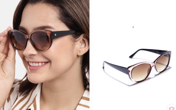 Carlton London Women Rectangle Sunglasses With Uv Protected Lens Cl175