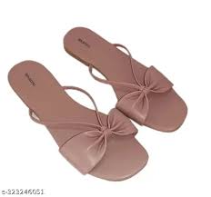 Latest Design Flats For Women Girls Peach Size 40