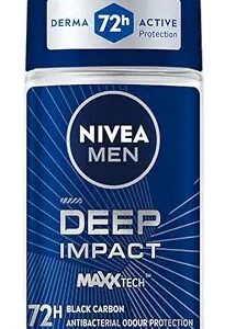 Nivea Men Deep Impact Freshness Deodorant Underarm Roll On Black 50 Ml