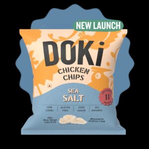 Doki Sea Salt Chicken Chips 30 Gm Pack Of 8