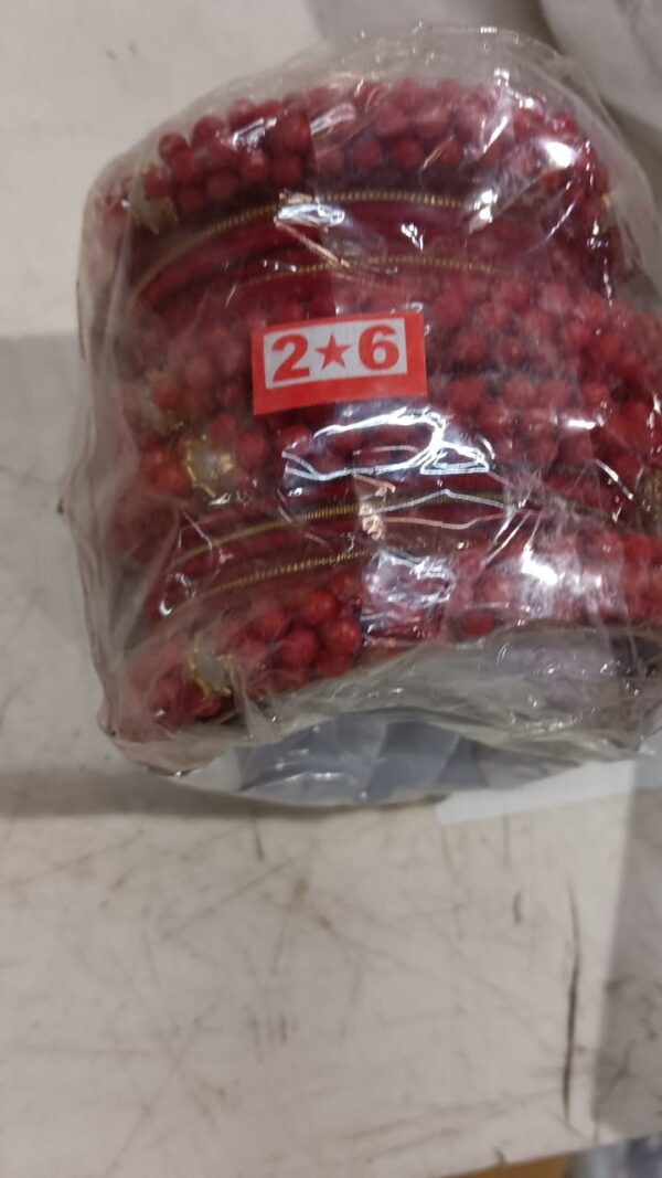 Red Colour Kangan For Women Size 2 Point 6