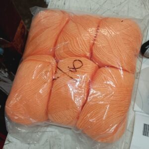 Vardhman Baby Soft Acrylic Orange 1 Ball 25 Gram Pack Of 6