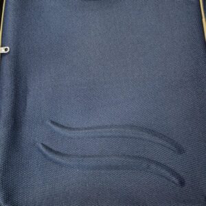 Navy Blue And Red Colour Nylon Small Trolley Bag Without Ean
