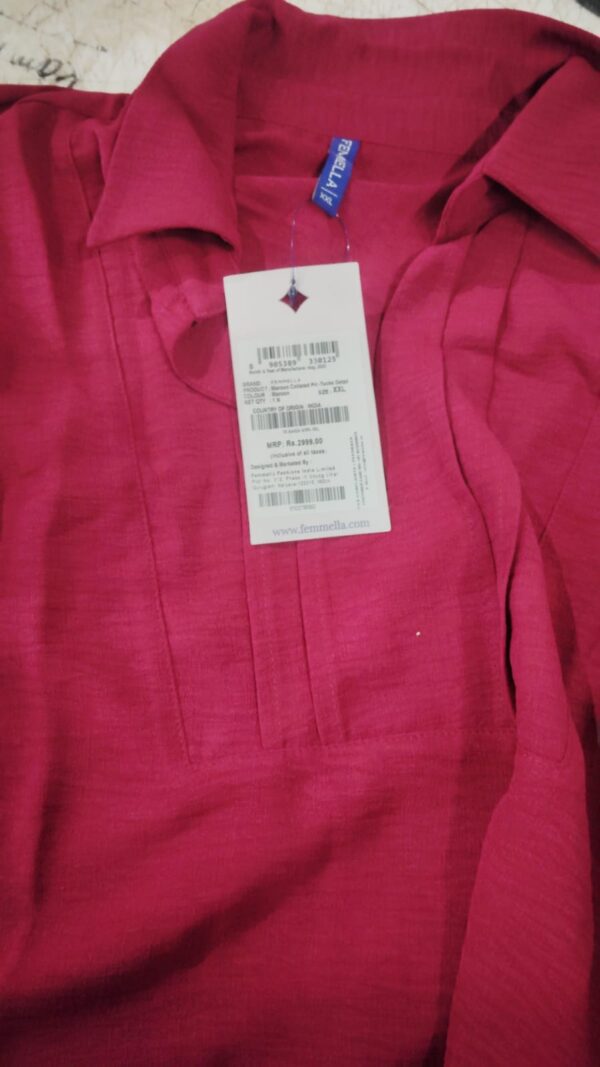 Top For Women Color Red Size Xxl