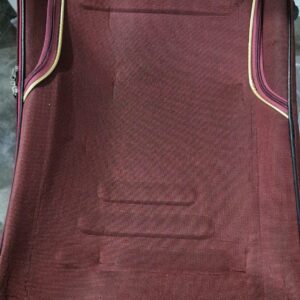 Maroon Colour Nylon Medium Size Trolley Bag Without Ean