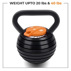 The Flex Kettle The Innovative Flex Kettle Replaces 7 Different Sets Kettlebells 1 In 2 Variants 20Lb