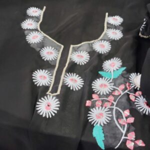 Unstiched Suit For Women Color Black