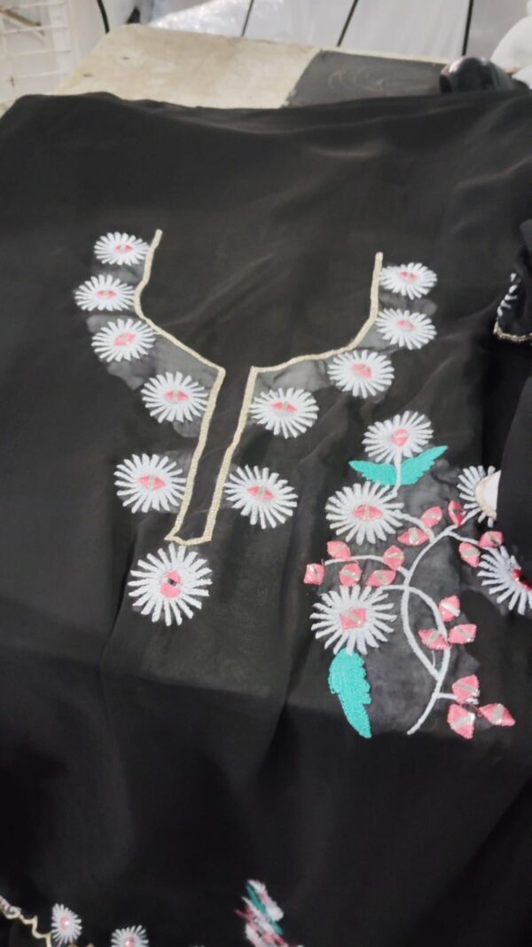 Unstiched Suit For Women Color Black