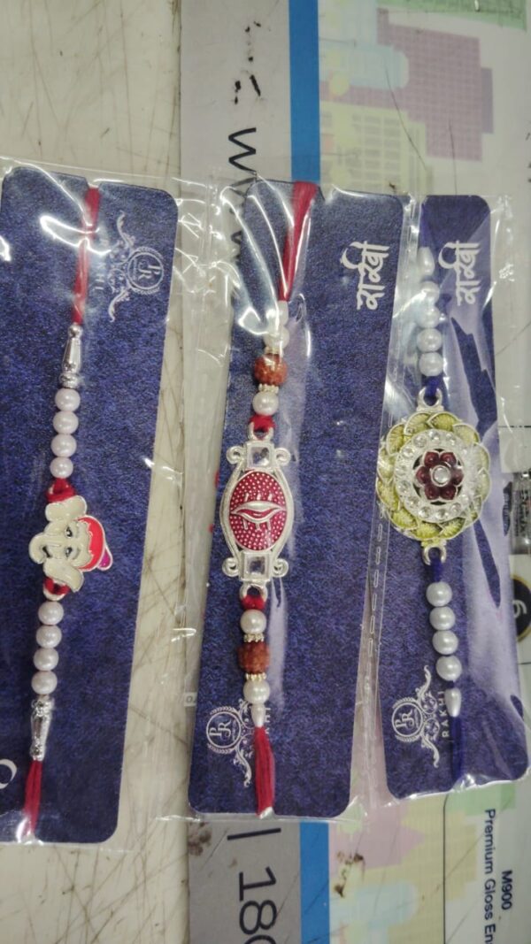 Fancy Rakhi Multicolour Pack Of 3