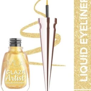 Mila Beaute Glaze Artist Liquid Eyeliner Smudge Proof 6Ml Magical Gold 006