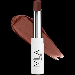 Mila Beaute Locked In Lips Lipstick 2 Point 8 Ml 02 Nude Brown