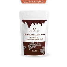 The Wellness Shop Chocolate Facial Wax 5 Minutes Painless Herbal Wax 100G