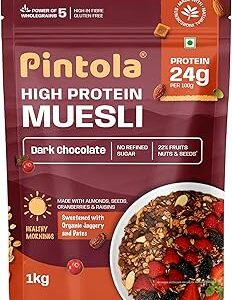 Pintola High Protein Muesli Dark Chocolate Cranberry 1Kg