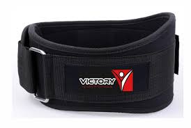 Victory 4 Inch Wide Weightlifting Gym Belt Back