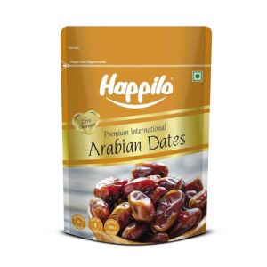 Happilo Premium Arabian Dates Pouch 500 Gm