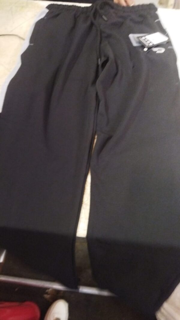 Denmark Men Solid Black Track Pants Size L