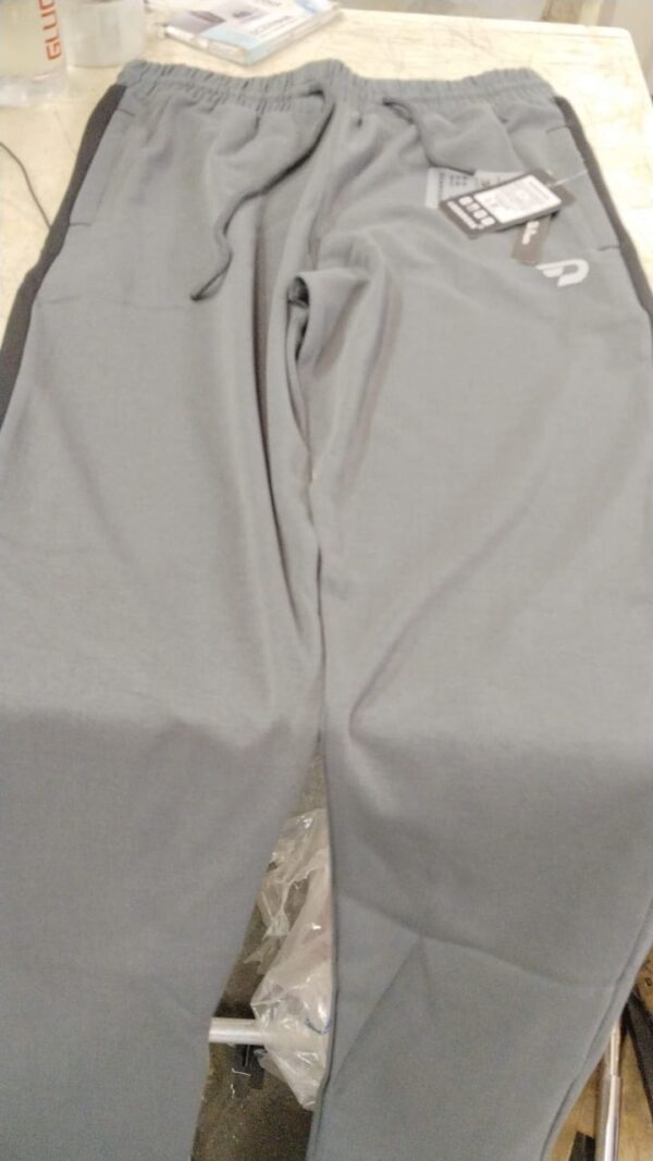 Denmark Men Solid Grey Track Pants Size L