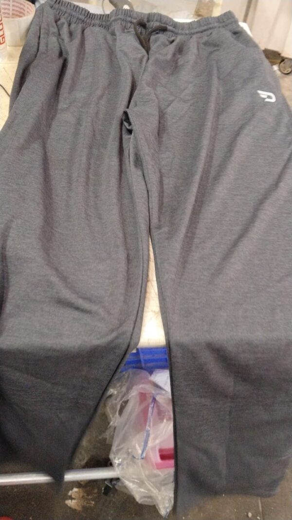 Denmark Men Solid Dark Grey Track Pants Size 5Xl