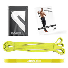 Boldfit Heavy Resistance Band Exercise Stretching Pull Up Band Suitable Home Gym 15 To 30 Kg Pack Of 5