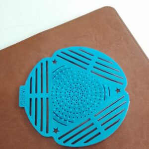 Fresh N Clean Urinal Screen Anti Splash Toilet Mat Sky Blue Colour