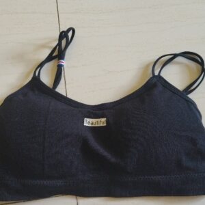 New Stylish WomenS Girls Sport Bra Black Colour Size 32