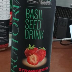 Fruitoria Basil Seed Drink Strawberry 300 Ml