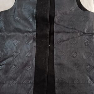Mens Casual Festive Waistcoat Black Colour Size Xl