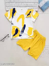 Printed Half Sleeve Dress For Baby Boy Size 22