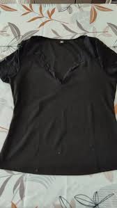Trendy Black Full Sleeve Crop Top For Women Size S