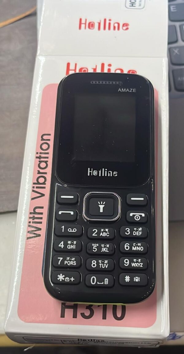 Hotline H310 Black Color Keypad Mobile Imei No 357535099335147