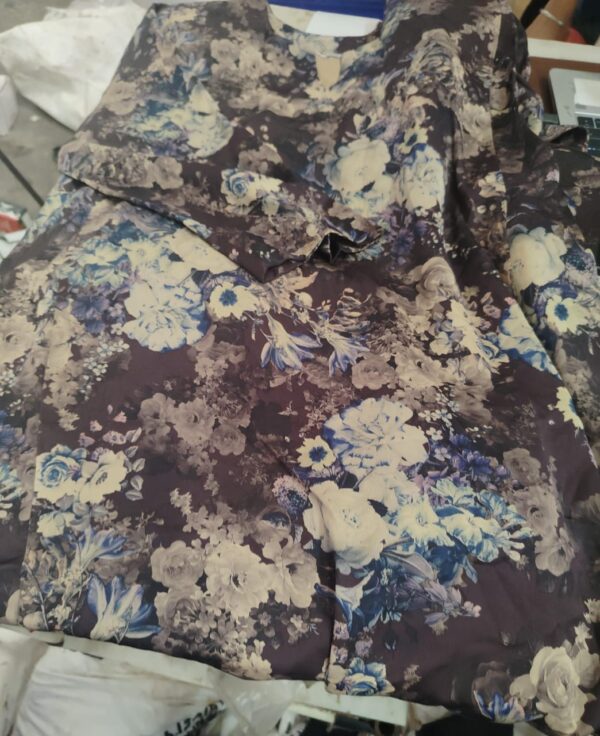Brown Printed One Piece For Women Size Xxl