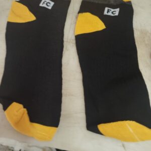 Black And Mustard Colour Socks For Men