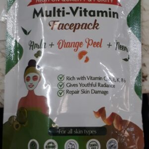 Tri Nature Organics Multi Vitamin Face Pack Amla Orange Peel Neem 70G