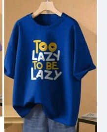 Violet Too Lazy To Be Lazy T Shirt For Women Size L
