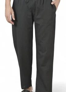 Qasida Mens Cotton Pant Black Size L