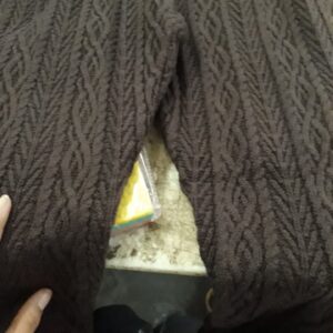 Vingt Trois Arrondissements Brown Color Woolen Legging For Women Size L