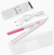 White And Pink Mini Hair Straightener