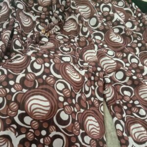Brown Printed Palazzo For Women Size M