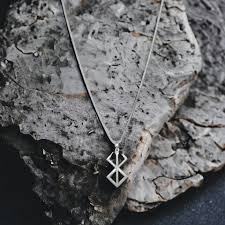 Berserker Rune Pendant Necklace For Men Women