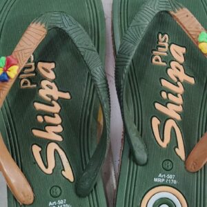 Slippers For Women Color Green Size 7